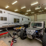 Massive Detached Double RV garage with A/C & Hookups