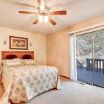 master bedroom with deck