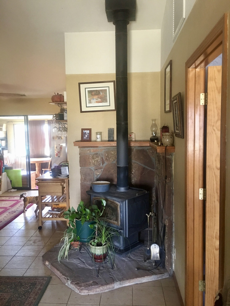 wood burning stove