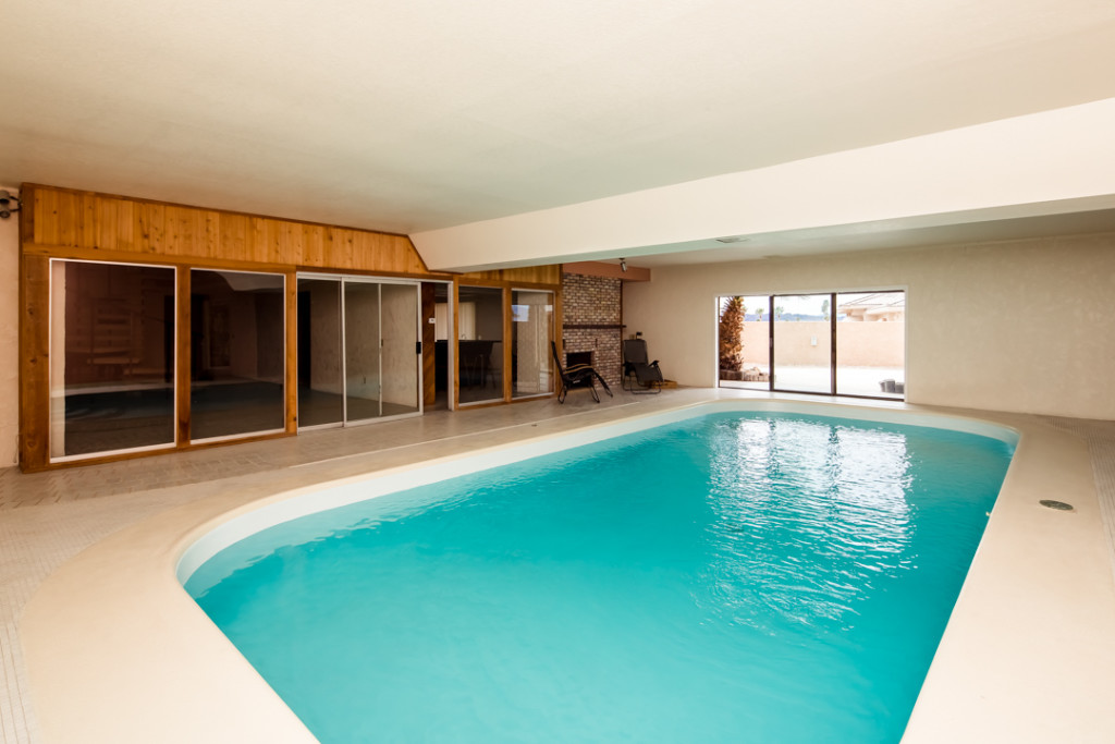 indoor pool home in Havasu