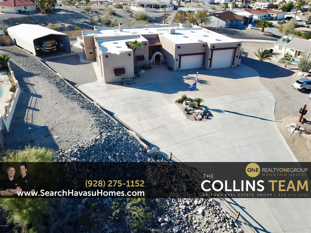 Lake Havasu Gated Compound on 1+ Acres w/ Forever Lake Views: 2926 Cisco Dr N