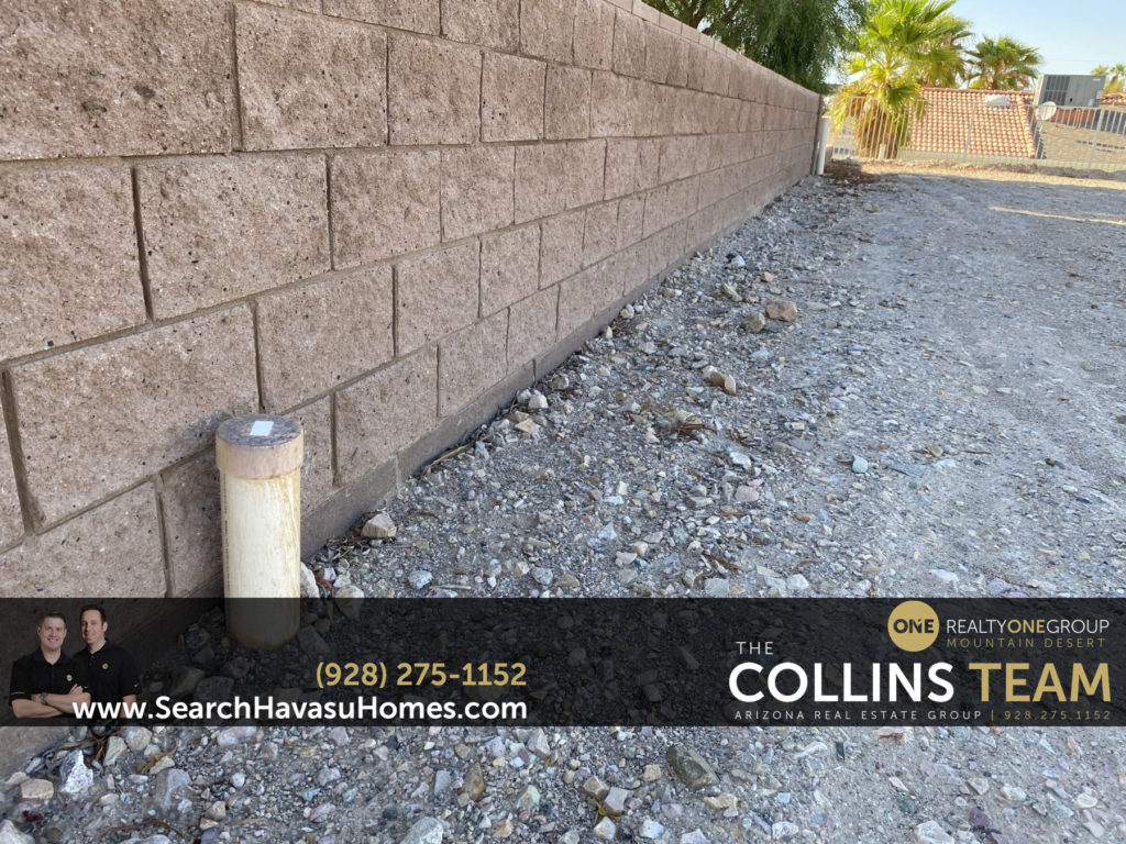 lot with retaining walls lake havasu