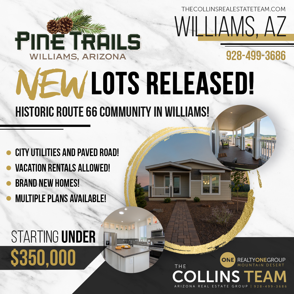 New lots in Pine Trails
