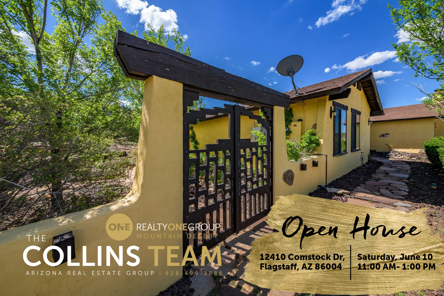 OPEN HOUSE 6/10, 11am - 1pm | 2+ Acre Hacienda-Style Home in Flagstaff