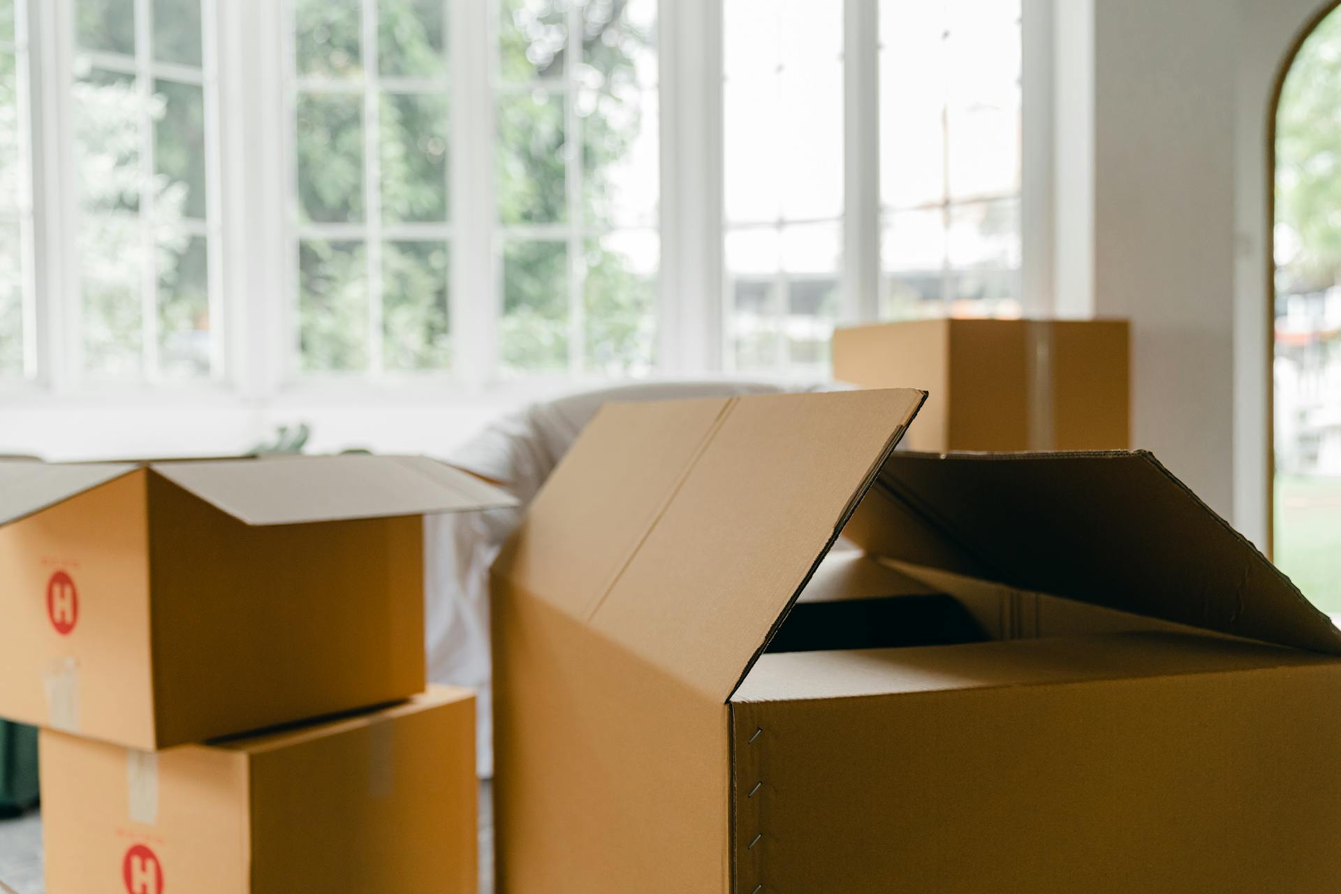 boxes after Relocating to Northern Arizona: How to Manage a Job-Related Relocation Efficiently