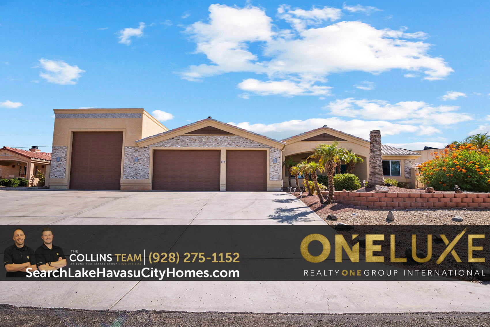 Lake Havasu Luxury Pool Home with A/C RV Garage & Car Lift: 610 Desert View Dr