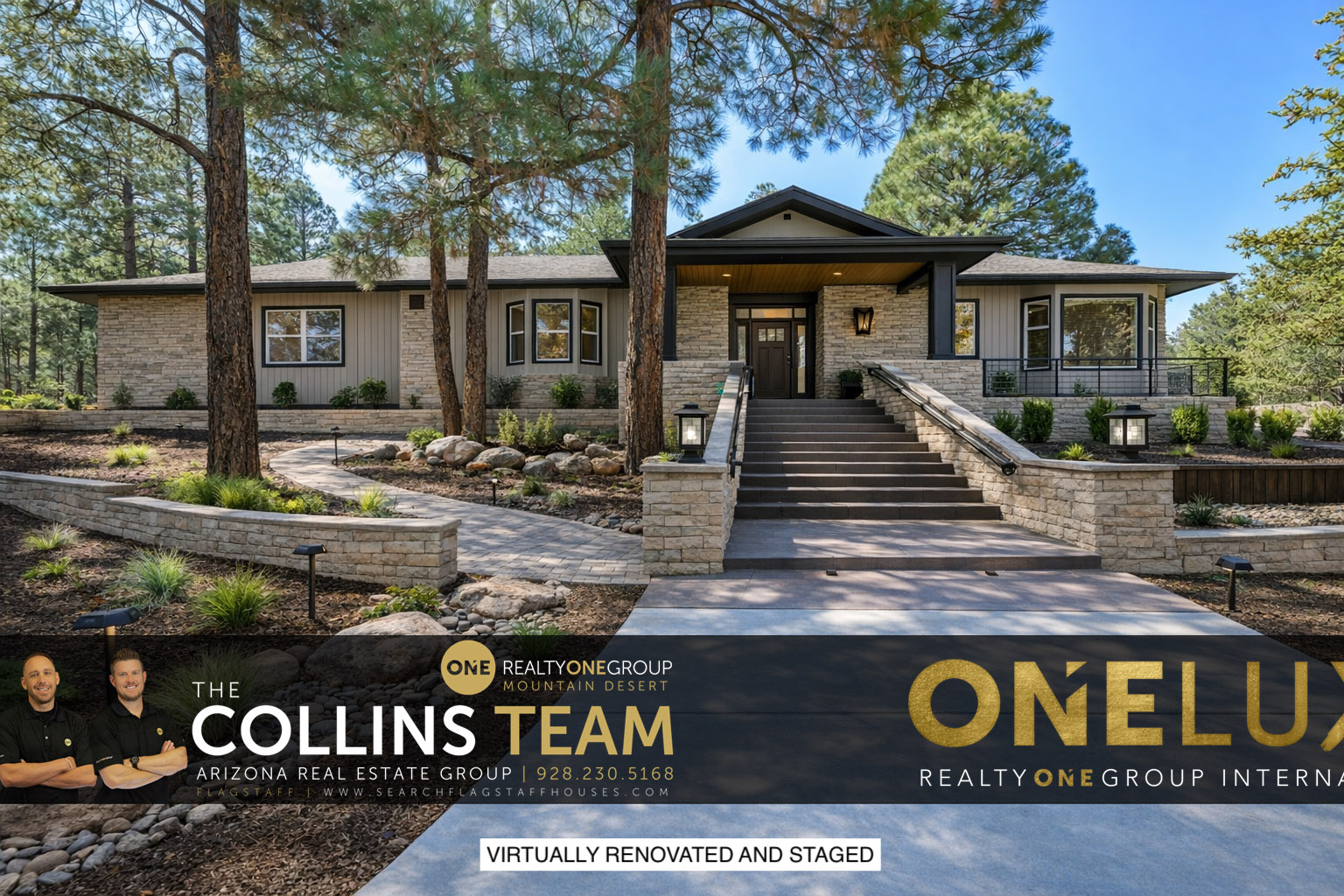 2.25 Acre Upscale Flagstaff Home Backing Forest Service Land - 5545 E Cullum Ln