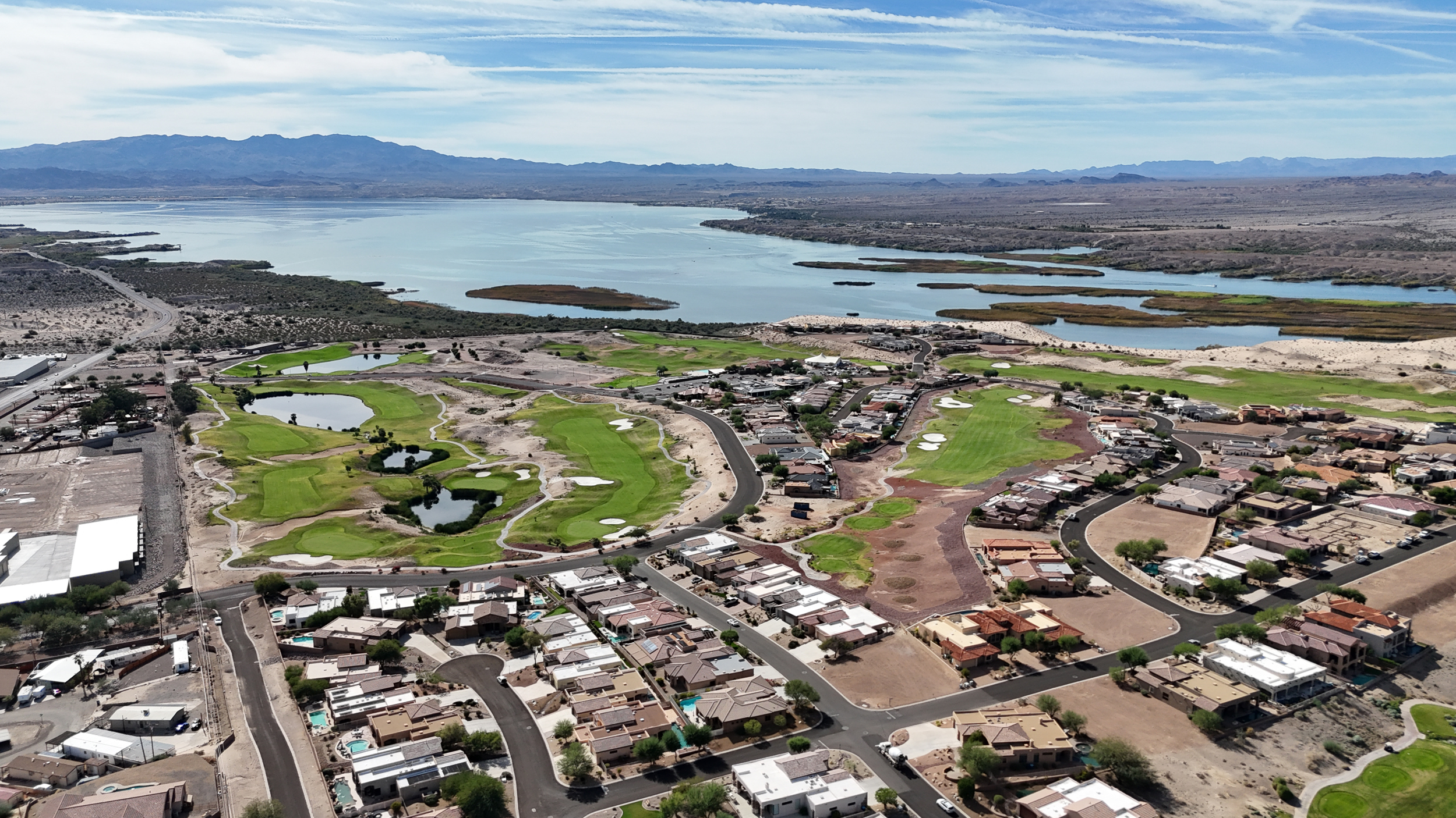 Is Lake Havasu City a Good Place to Retire in 2026? - Lake havasu neighborhood drone shot